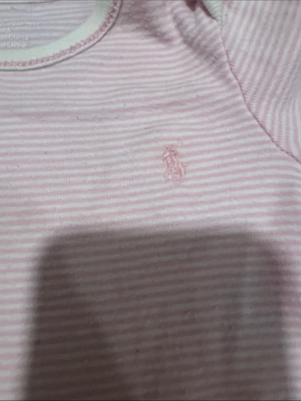 Ralph Lauren Striped Dress & Long Sleeve Onesie